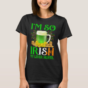 Camiseta Sou tão irlandês que meu fígado dói
