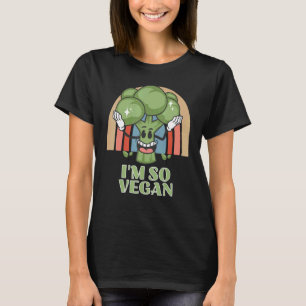 Camiseta Sou Tão Vegan Broccoli Comida Vegetal Broccoli