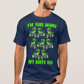 Camiseta Sou Tão Velho Dirt Bikes 8 Anos 8 Anos 8 Anos