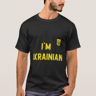 Camiseta Sou ucraniano Zelensky Ucrânia Patriótico Orgulhos