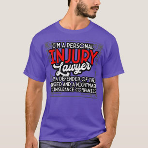Camiseta Sou Um Advogado De Lesões Pessoais