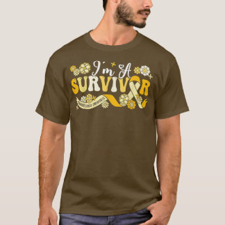Camiseta Sou um apoio à conscientização de Canceres de infâ