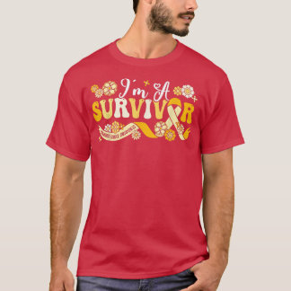 Camiseta Sou um apoio à conscientização de Canceres de infâ