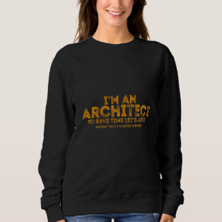 Camiseta Sou um arquiteto para economizar Vamos de tempo, a