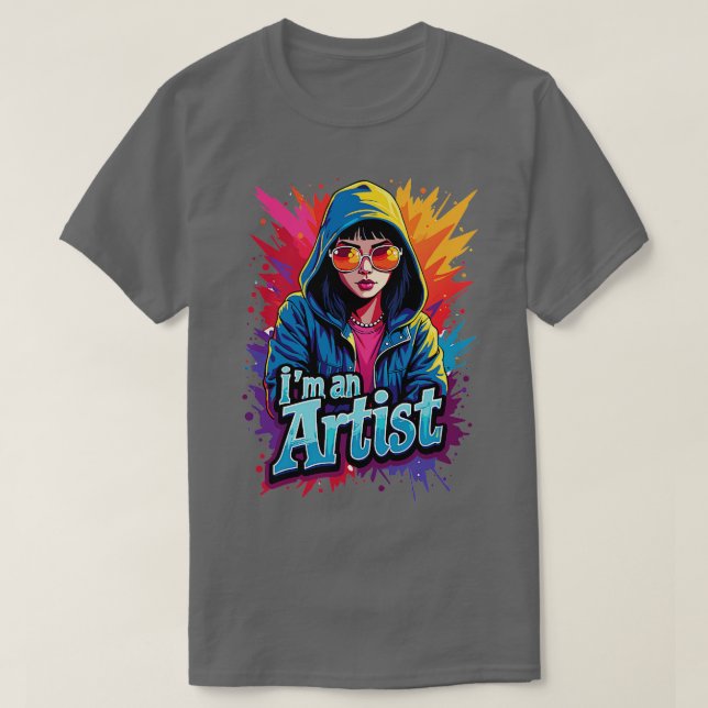 Camiseta sou um artista (Frente do Design)