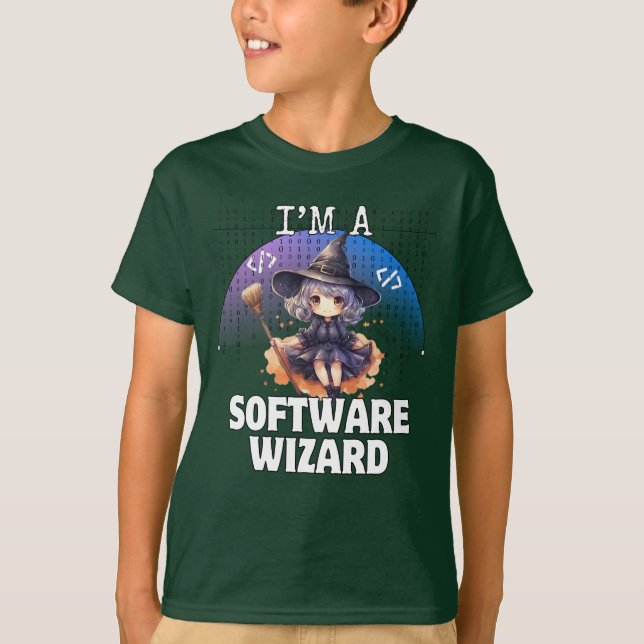 Camiseta Sou um assistente de software.b (Frente)