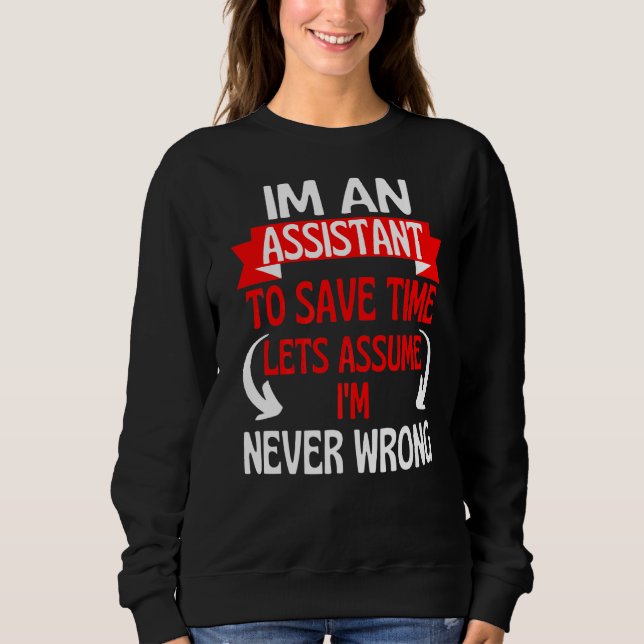 Camiseta Sou um Assistente para Salvar o Assume de Vamos de (Frente)