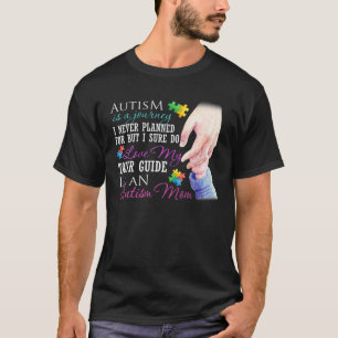Camiseta Sou um Autismo Mãe Quebra-cabeça Autista Mãe Autis
