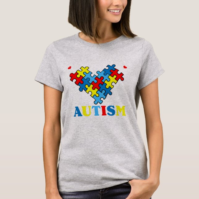 Camiseta Sou um Autismo Orgulhoso Titi - Perfeito para as t (Frente)
