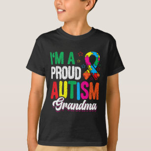 Camiseta Sou um Autista Autista vovó Autista de apoio a uti