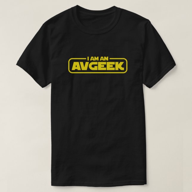 CAMISETA SOU UM AVGEEK (Frente do Design)
