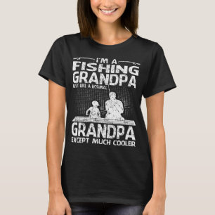 Camiseta Sou um AVÓ de pesca como um AVÓ normal.