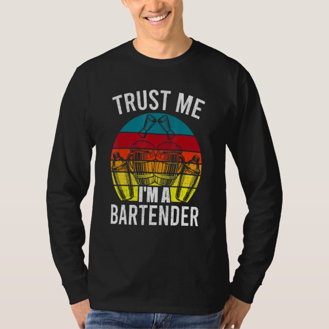 Camiseta Sou Um Barman Servindo Barman (Frente)