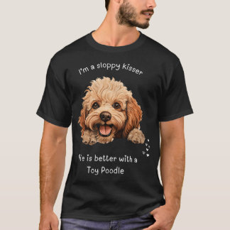 Camiseta SOU UM Beijo Desajeitado A Vida É Melhor Com Um Po