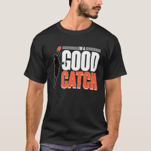 Camiseta Sou Um Bom Pego Jogo de Jogador de Frisbee Ultimat
