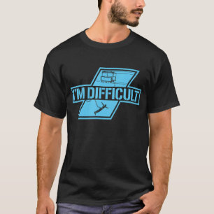 Camiseta Sou um Bungee Difícil Pulando Pernaline Bungee Jum