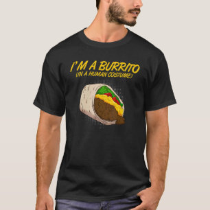 Camiseta Sou um Burrito em uma Comida rápida mexicana