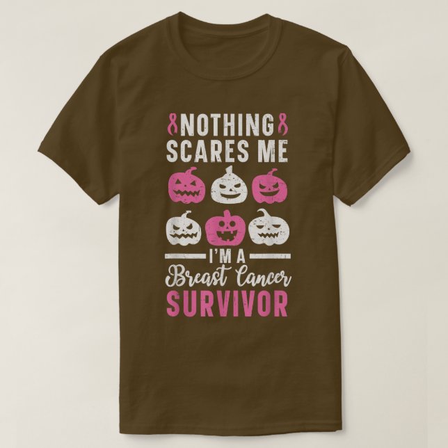 Camiseta Sou um Cancer de Sobrevivência do Câncer da Mama A (Frente do Design)