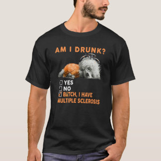 Camiseta Sou um Cão Estou Bêbado Eu Tenho Sobreviventes de