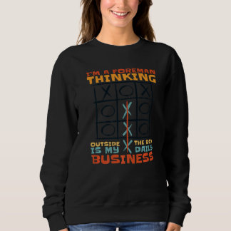 Camiseta Sou um capataz que pensa fora da caixa é meu dia a