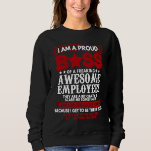 Camiseta Sou Um Chefe Orgulhoso De Funcionários Incrivelmen