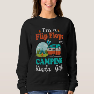 Camiseta Sou Um Chinelos E Uma Garota De Acampamento 1