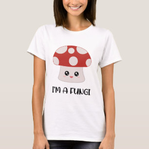 Camiseta Sou um Cogumelo Divertido