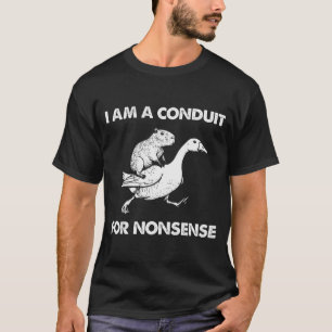 Camiseta Sou um Condutor para o Meme de Capivara Ganso Absu