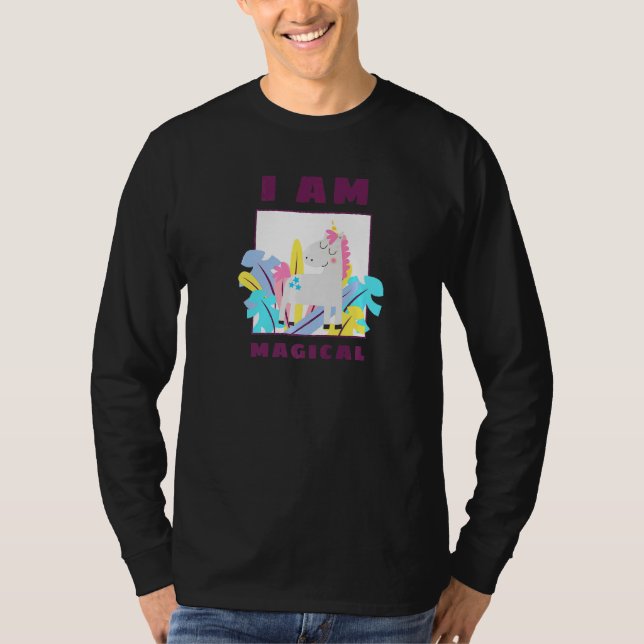 Camiseta Sou Um Corno Magical Para Meninas (Frente)