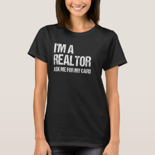 Camiseta Sou um corretor me pergunte pelo meu agente imobil