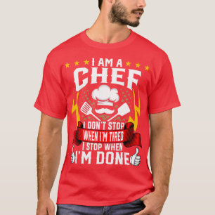 Camiseta Sou um cozinheiro cozinheiro Sous Chef Cuisin Chef
