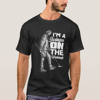 Camiseta Sou Um Dedo Nos Fins De Semana, Engraçado Detecção