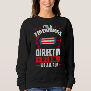 Camiseta Sou um diretor de fogos de artifício se eu correr