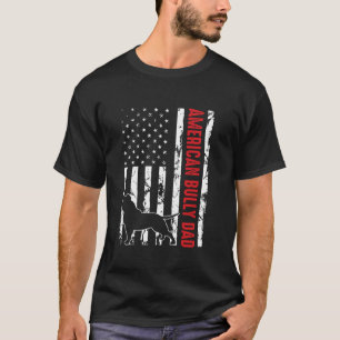Camiseta Sou um dono de Pai de Cachorro Americano Gordura d