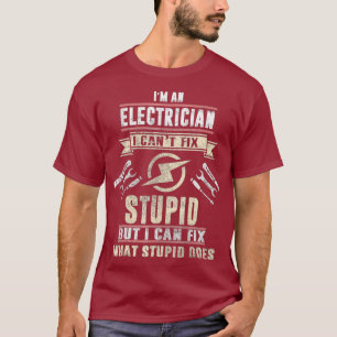 Camiseta Sou Um Elétrico Que Não Consigo Consertar Um Prese