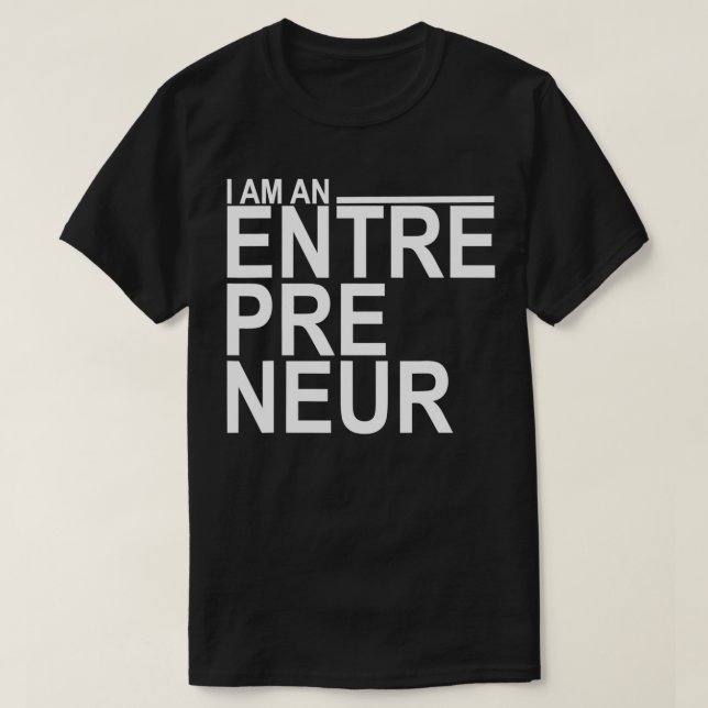 Camiseta Sou um Empreendedor (Frente do Design)
