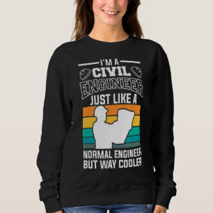 Camiseta Sou um Engenheiro civil como um Engenheiro normal