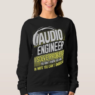 Camiseta Sou Um Engenheiro De Áudio Que Resolvo Problemas Q
