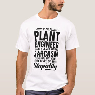 Camiseta Sou um engenheiro de plantas