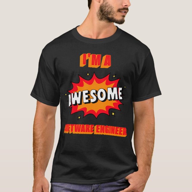 Camiseta Sou um Engenheiro de Software Incrível (Frente)