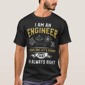 Camiseta Sou Um Engenheiro Para Economizar Tempo, Vamos Ass