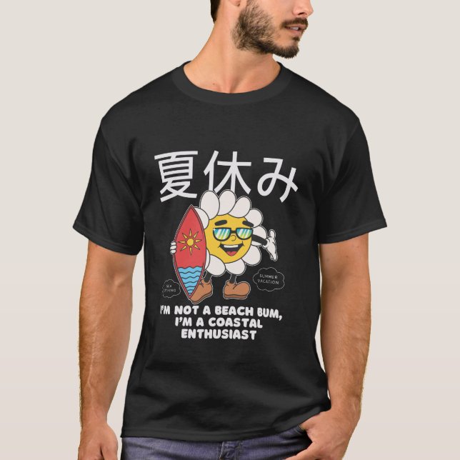 Camiseta Sou um entusiasta costeiro (Frente)