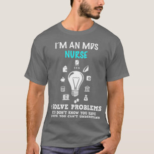 Camiseta Sou um estudante de Enfermeira MDS que dá Medicina