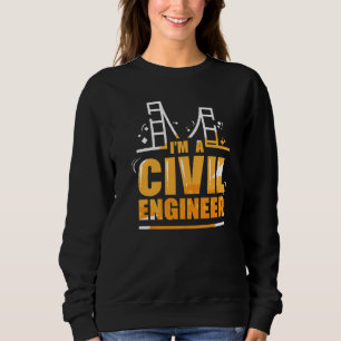 Camiseta Sou um estudante de engenharia civil profissional
