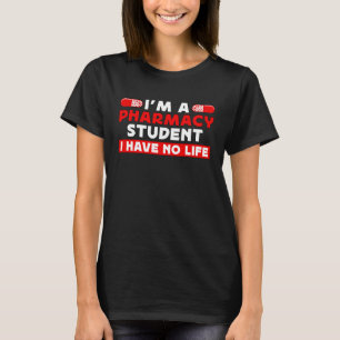 Camiseta Sou um estudante de farmácia que ama farmácia de m