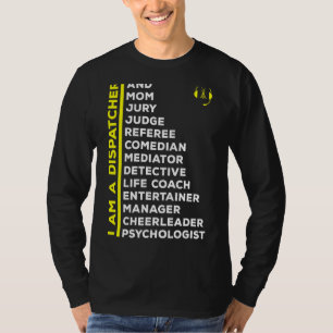 Camiseta Sou Um Expedidor De Emergência Policial 911