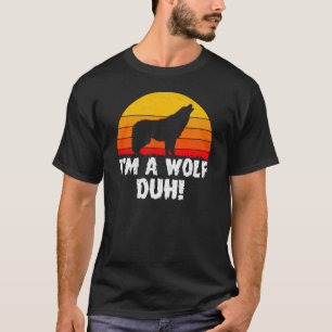 Camiseta Sou um fantasia de Dia das Bruxas Engraçado de Wol