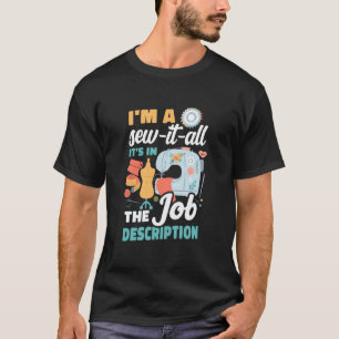 Camiseta Sou um Faz-Tudo Está na Descrição do Trabalho Ensi
