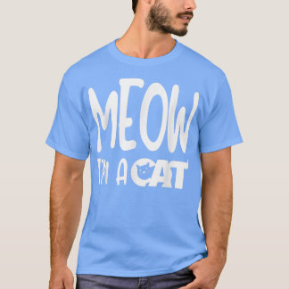 Camiseta Sou Um Figurino De Halloween De Cat