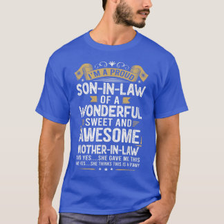 Camiseta Sou um filho orgulhoso da lei de uma mãe maravilho